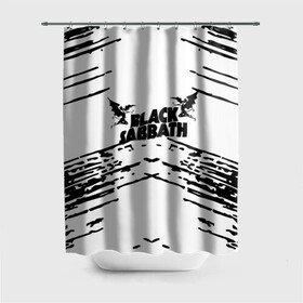Штора 3D для ванной с принтом black sabbath в Новосибирске, 100% полиэстер | плотность материала — 100 г/м2. Стандартный размер — 146 см х 180 см. По верхнему краю — пластиковые люверсы для креплений. В комплекте 10 пластиковых колец | bill ward (musical artist) | black | black sabbath | black sabbath (musical group) | butler | geezer | iommi | osbourne | ozzy | ozzy osbourne | ozzy osbourne (musical artist) | paranoid | sabbath | оззи | осборн | рок | черный шаббат | чудик | шаббат