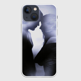 Чехол для iPhone 13 mini с принтом РОМАНТИКА в Новосибирске,  |  | абстракция | любовь | облака | пара | романтика