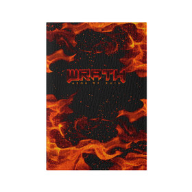Обложка для паспорта матовая кожа с принтом WRATH: Aeon of Ruin FIRE в Новосибирске, натуральная матовая кожа | размер 19,3 х 13,7 см; прозрачные пластиковые крепления | Тематика изображения на принте: 90 е | aeon of ruin | quake | tegunvteg | wrath | wrath: aeon of ruin | игра | компьютерная игра | монстры | огонь | пламя | ретро | реьро шутер | шутер