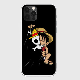 Чехол для iPhone 12 Pro с принтом ONE PIECE ЛУФФИ  ЧЕРЕП СИМВОЛ в Новосибирске, силикон | область печати: задняя сторона чехла, без боковых панелей | anime | luffi | lufi | manga | one piece | samurai | wano ван пис | zoho | большой куш | ван пис | вон пис | зохо | корабль | луфи | луффи | манга | манки д. луффи | пират | самурай | уон пис