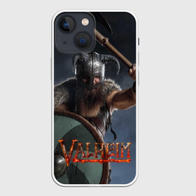 Чехол для iPhone 13 mini с принтом Viking Valheim в Новосибирске,  |  | fantasy | mmo | valheim | valve | валхейм | вальхейм | викинги | выживалка | игра | королевская битва | ммо | ролевая игра | фэнтази