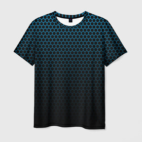 Мужская футболка 3D с принтом Броня  Кольчуга в Новосибирске, 100% полиэфир | прямой крой, круглый вырез горловины, длина до линии бедер | абстракция | бронь | броня | кольчуга | паттерн | текстуры