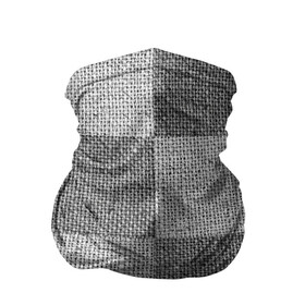Бандана-труба 3D с принтом Denim Patchwork в Новосибирске, 100% полиэстер, ткань с особыми свойствами — Activecool | плотность 150‒180 г/м2; хорошо тянется, но сохраняет форму | cloth | denim | gray | jeans | patchwork