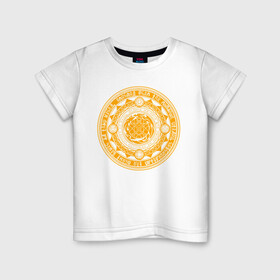 Детская футболка хлопок с принтом Магический круг в Новосибирске, 100% хлопок | круглый вырез горловины, полуприлегающий силуэт, длина до линии бедер | доктор стрэндж | константин | круг | магия | сверхъестественное