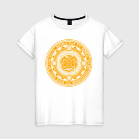 Женская футболка хлопок с принтом Магический круг в Новосибирске, 100% хлопок | прямой крой, круглый вырез горловины, длина до линии бедер, слегка спущенное плечо | доктор стрэндж | константин | круг | магия | сверхъестественное