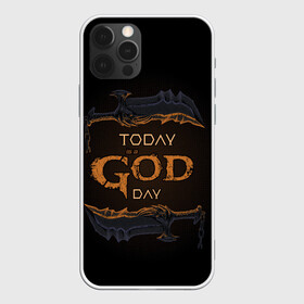 Чехол для iPhone 12 Pro Max с принтом God day GOW в Новосибирске, Силикон |  | gad of war | game | games | god of war | god of wor | бог войны | игра | игры | кинжалы | кратос | праздник