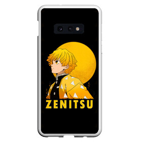 Чехол для Samsung S10E с принтом ZENITSU Kimetsu no Yaiba в Новосибирске, Силикон | Область печати: задняя сторона чехла, без боковых панелей | demon slayer | kamado | kimetsu no yaiba | nezuko | tanjiro | аниме | гию томиока | зеницу агацума | иноске хашибира | камадо | клинок | корзинная девочка | манга | музан кибуцуджи | незуко | рассекающий демонов | танджиро