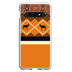 Чехол для Samsung S10E с принтом Африканский Мотив в Новосибирске, Силикон | Область печати: задняя сторона чехла, без боковых панелей | африка | африканский мотив | газели | животное | линии | полосы | рисунок | туризм