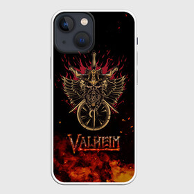 Чехол для iPhone 13 mini с принтом Valheim символ черепа в Новосибирске,  |  | fantasy | mmo | valheim | valve | валхейм | вальхейм | викинги | выживалка | игра | королевская битва | ммо | ролевая игра | фэнтази