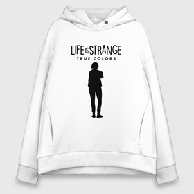 Женское худи Oversize хлопок с принтом Life is strange: true colors в Новосибирске, френч-терри — 70% хлопок, 30% полиэстер. Мягкий теплый начес внутри —100% хлопок | боковые карманы, эластичные манжеты и нижняя кромка, капюшон на магнитной кнопке | alex | colors | life | strange | true | алекс | жизнь | колорс | лайф | странная | цвета | штука