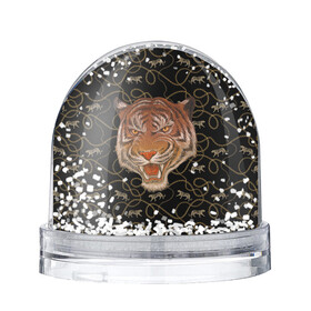 Снежный шар с принтом Морда тигра в Новосибирске, Пластик | Изображение внутри шара печатается на глянцевой фотобумаге с двух сторон | Тематика изображения на принте: большая кошка | полосатый | тигр | тигрица | хищник
