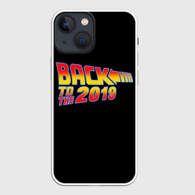 Чехол для iPhone 13 mini с принтом BACK TO THE 2019 в Новосибирске,  |  | 19 | 2019 | back | covid | delorean | future | marty | mcfly | ncov | the | time | to | virus | браун | будущее | в | вирус | время | делориан | док | доктор | ковид | корона | коронавирус | макфлай | марти | прошлое | эмметт