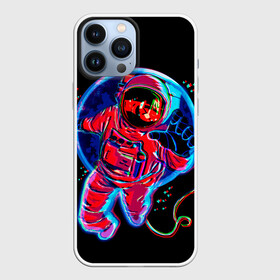 Чехол для iPhone 13 Pro Max с принтом Глитч Космонавт в Новосибирске,  |  | alien | earth | galaxy | glitch | hello | mars | moon | nasa | satellite | space | star | абстракция | вселенная | глитч | звезда | земля | космонавт | космос | луна | марс | наса | нло | паттерн | планета | привет | спорт | спутник | текс