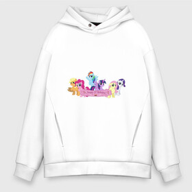 Мужское худи Oversize хлопок с принтом My Little Pony Happy Birthday в Новосибирске, френч-терри — 70% хлопок, 30% полиэстер. Мягкий теплый начес внутри —100% хлопок | боковые карманы, эластичные манжеты и нижняя кромка, капюшон на магнитной кнопке | Тематика изображения на принте: applejack | friendship | mylittlepony | rainbow dash | twilight sparkle | waifu | вайфу | дружба это магия | друзья | кони | моя маленькая пони | мультфильм | пони | радуга | ренбоу деш | эплджек