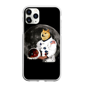 Чехол для iPhone 11 Pro матовый с принтом Доги Космонавт в Новосибирске, Силикон |  | doge | earth | mars | meme | moon | nasa | space | star | usa | америка | гагарин | доги | животные | звезда | земля | корги | космонавт | космос | луна | марс | мем | наса | планета | прикол | собака | сша | флаг