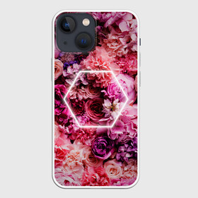 Чехол для iPhone 13 mini с принтом ROSE | РОЗЫ в Новосибирске,  |  | rose | женская | любовь | молодежь | мужская | неон | розы | свобода