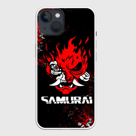 Чехол для iPhone 13 с принтом SAMURAI  CYBERPUNK 2077 в Новосибирске,  |  | 2020 | cyberpunk 2077 | future | hack | keanu reeves | night city | samurai | sci fi | trauma team | киану ривз | киберпанк | киберпанк 2077 | логотип | роботы | самураи | фантастика