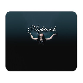 Коврик для мышки прямоугольный с принтом Nightwish with Tarja в Новосибирске, натуральный каучук | размер 230 х 185 мм; запечатка лицевой стороны | Тематика изображения на принте: nightwish | tarja | tarja turanen | turunen | найтвиш | тарья | тарья турунен | турунен