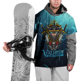 Накидка на куртку 3D с принтом Valheim Neon Samurai в Новосибирске, 100% полиэстер |  | fantasy | mmo | valheim | valve | валхейм | вальхейм | викинги | выживалка | игра | королевская битва | ммо | ролевая игра | фэнтази