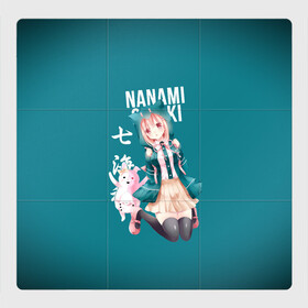 Магнитный плакат 3Х3 с принтом Чиаки Нанами (Danganronpa 2) в Новосибирске, Полимерный материал с магнитным слоем | 9 деталей размером 9*9 см | anime | chiaki nanami | danganronpa | danganronpa 2 | аниме | манга | чиаки нанами