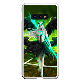 Чехол для Samsung S10E с принтом Ulquiorra Schiffer Bleach в Новосибирске, Силикон | Область печати: задняя сторона чехла, без боковых панелей | anime | archangel | art | aurora | bleach | manga | schiffer | ulquiorra | аниме | арт | блич | манга