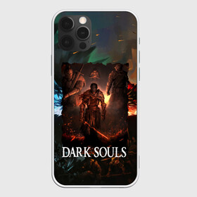 Чехол для iPhone 12 Pro с принтом DARKSOULS ТЕМНЫЕ ДУШИ в Новосибирске, силикон | область печати: задняя сторона чехла, без боковых панелей | Тематика изображения на принте: dark souls | darksouls | tegunvte | темные души