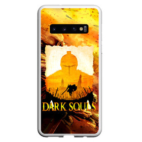 Чехол для Samsung Galaxy S10 с принтом DARKSOULS | SKULL&MAGIC в Новосибирске, Силикон | Область печати: задняя сторона чехла, без боковых панелей | Тематика изображения на принте: dark souls | darksouls | tegunvte | темные души