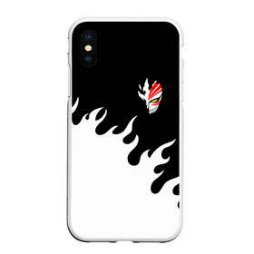 Чехол для iPhone XS Max матовый с принтом BLEACH FIRE | БЛИЧ ОГОНЬ в Новосибирске, Силикон | Область печати: задняя сторона чехла, без боковых панелей | Тематика изображения на принте: 13 отряд | anime | archangel | aurora | bleach | heroes | ichigo | manga | mask | аниме | блич | герои | ичиго | манга | маска