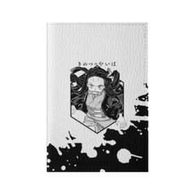 Обложка для паспорта матовая кожа с принтом Nezuko Kamado Kimetsu no Yaiba в Новосибирске, натуральная матовая кожа | размер 19,3 х 13,7 см; прозрачные пластиковые крепления | demon slayer | kamado | kimetsu no yaiba | nezuko | tanjiro | аниме | гию томиока | зеницу агацума | иноске хашибира | камадо | клинок | корзинная девочка | манга | музан кибуцуджи | незуко | рассекающий демонов | танджиро