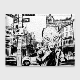 Обложка для студенческого билета с принтом Портрет пришельца в Нью Йорке в Новосибирске, натуральная кожа | Размер: 11*8 см; Печать на всей внешней стороне | alien | art | hipster | illustration | landscape | new york | ufo | арт | иллюстрация | инопланетянин | картина | нло | нью йорк | пейзаж | пешеходный переход | пришелец | рисунок | рисунок карандашом | светофор | указатель