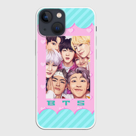 Чехол для iPhone 13 mini с принтом BTS совместный портрет арт в Новосибирске,  |  | bts | k pop | kpop | rm | аниме | бтс | ви | джей хоуп | джонгук | кпоп | сюга | чимин | чин | япония