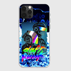 Чехол для iPhone 12 Pro с принтом DAFT PUNK : MUSIC ALIVE в Новосибирске, силикон | область печати: задняя сторона чехла, без боковых панелей | by craig drake | daft punk | madeinkipish | thomas bangalter | дафт панк | маски | тома и ги мануэль