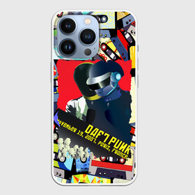 Чехол для iPhone 13 Pro с принтом Daft Punk Records в Новосибирске,  |  | by craig drake | daft punk | madeinkipish | thomas bangalter | дафт панк | маски | тома и ги мануэль