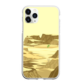 Чехол для iPhone 11 Pro матовый с принтом Пустыня в Новосибирске, Силикон |  | Тематика изображения на принте: горы | минимализм | природа | пустыня | рисунок | скалы
