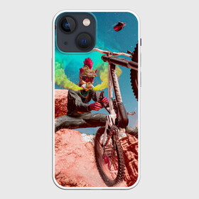 Чехол для iPhone 13 mini с принтом Riders Republic в Новосибирске,  |  | riders republic | велосипед | гонки | игра | человек | экстрим