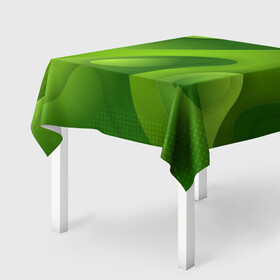 Скатерть 3D с принтом 3d Green abstract в Новосибирске, 100% полиэстер (ткань не мнется и не растягивается) | Размер: 150*150 см | luxury | versace | vip | абстракция | версаче | вип | паттерн | роскошь | текстуры