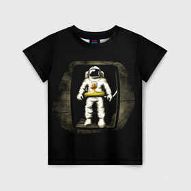 Детская футболка 3D с принтом Первая Высадка На Луну в Новосибирске, 100% гипоаллергенный полиэфир | прямой крой, круглый вырез горловины, длина до линии бедер, чуть спущенное плечо, ткань немного тянется | 12 | 1961 | astronaut | duck | gagarin | mars | nasa | space | spacex | sssr | yuri | апрель | астронавт | гагарин | день | земля | космонавт | космонавтика | космос | луна | марс | наса | планета | поехали | полёт | ракета | ссср | утенок |