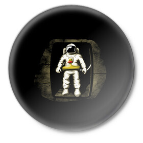 Значок с принтом Первая Высадка На Луну в Новосибирске,  металл | круглая форма, металлическая застежка в виде булавки | Тематика изображения на принте: 12 | 1961 | astronaut | duck | gagarin | mars | nasa | space | spacex | sssr | yuri | апрель | астронавт | гагарин | день | земля | космонавт | космонавтика | космос | луна | марс | наса | планета | поехали | полёт | ракета | ссср | утенок |