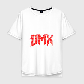 Мужская футболка хлопок Oversize с принтом Рэпер DMX | логотип logo в Новосибирске, 100% хлопок | свободный крой, круглый ворот, “спинка” длиннее передней части | dmx | hip | hip hop | hop | music | rap | бультерьер | бурбуль | дмикс | дог | питбули | питбуль | реп | ротвейлер | рэп | собаки | хип хоп | черно белая фотография