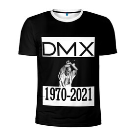 Мужская футболка 3D спортивная с принтом DMX 1970-2021 в Новосибирске, 100% полиэстер с улучшенными характеристиками | приталенный силуэт, круглая горловина, широкие плечи, сужается к линии бедра | Тематика изображения на принте: 1970 | 2021 | 50 | cent | coast | cube | dmx | earl | east | gangsta | hardcore | hip | hop | ice | in | legend | music | pace | rap | requiescat | rip | simmons | гангстер | легенда | музыка | рип | рэп | рэпер | симмонс | хип | хоп | эрл