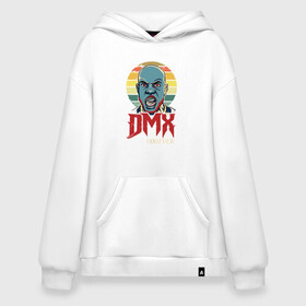 Худи SuperOversize хлопок с принтом DMX - Forever Scream в Новосибирске, 70% хлопок, 30% полиэстер, мягкий начес внутри | карман-кенгуру, эластичная резинка на манжетах и по нижней кромке, двухслойный капюшон
 | dmx | dog | earl simmons | hip hop | music | new york | rap | rapper | rip | ruff ryders | диэмикс | музыка | нью йорк | пёс | рэп | рэпер | хипхоп | эрл симмонс