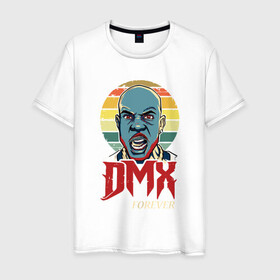 Мужская футболка хлопок с принтом DMX - Forever Scream в Новосибирске, 100% хлопок | прямой крой, круглый вырез горловины, длина до линии бедер, слегка спущенное плечо. | dmx | dog | earl simmons | hip hop | music | new york | rap | rapper | rip | ruff ryders | диэмикс | музыка | нью йорк | пёс | рэп | рэпер | хипхоп | эрл симмонс