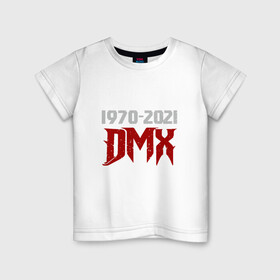 Детская футболка хлопок с принтом DMX Life в Новосибирске, 100% хлопок | круглый вырез горловины, полуприлегающий силуэт, длина до линии бедер | dmx | dog | earl simmons | hip hop | music | new york | rap | rapper | rip | ruff ryders | диэмикс | музыка | нью йорк | пёс | рэп | рэпер | хипхоп | эрл симмонс