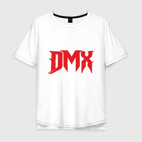 Мужская футболка хлопок Oversize с принтом DMX Power в Новосибирске, 100% хлопок | свободный крой, круглый ворот, “спинка” длиннее передней части | dmx | dog | earl simmons | hip hop | music | new york | rap | rapper | rip | ruff ryders | диэмикс | музыка | нью йорк | пёс | рэп | рэпер | хипхоп | эрл симмонс