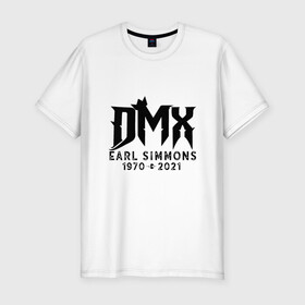 Мужская футболка хлопок Slim с принтом DMX King в Новосибирске, 92% хлопок, 8% лайкра | приталенный силуэт, круглый вырез ворота, длина до линии бедра, короткий рукав | dmx | dog | earl simmons | hip hop | music | new york | rap | rapper | rip | ruff ryders | диэмикс | музыка | нью йорк | пёс | рэп | рэпер | хипхоп | эрл симмонс