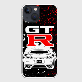 Чехол для iPhone 13 mini с принтом NISSAN GT R   НИССАН GTR в Новосибирске,  |  | auto | car | gtr | nissan | nissan skyline | sport | авто | гетер. | гтр | нисан | ниссан | ноут | скайлайн | спорт