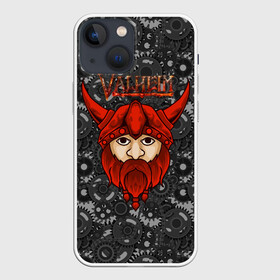 Чехол для iPhone 13 mini с принтом Valheim красный викинг в Новосибирске,  |  | fantasy | mmo | valheim | valve | валхейм | вальхейм | викинги | выживалка | игра | королевская битва | ммо | ролевая игра | фэнтази
