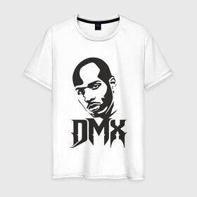 Мужская футболка хлопок с принтом DMX - Легенда в Новосибирске, 100% хлопок | прямой крой, круглый вырез горловины, длина до линии бедер, слегка спущенное плечо. | dmx | dog | earl simmons | hip hop | music | new york | rap | rapper | rip | ruff ryders | диэмикс | музыка | нью йорк | пёс | рэп | рэпер | хипхоп | эрл симмонс