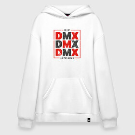 Худи SuperOversize хлопок с принтом DMX R.I.P. в Новосибирске, 70% хлопок, 30% полиэстер, мягкий начес внутри | карман-кенгуру, эластичная резинка на манжетах и по нижней кромке, двухслойный капюшон
 | dmx | dog | earl simmons | hip hop | music | new york | rap | rapper | rip | ruff ryders | диэмикс | музыка | нью йорк | пёс | рэп | рэпер | хипхоп | эрл симмонс