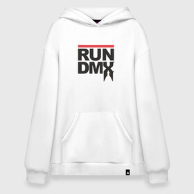 Худи SuperOversize хлопок с принтом RUN DMX в Новосибирске, 70% хлопок, 30% полиэстер, мягкий начес внутри | карман-кенгуру, эластичная резинка на манжетах и по нижней кромке, двухслойный капюшон
 | dmx | dog | earl simmons | hip hop | music | new york | rap | rapper | rip | ruff ryders | диэмикс | музыка | нью йорк | пёс | рэп | рэпер | хипхоп | эрл симмонс